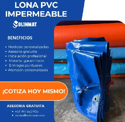 Lona pvc impermeable