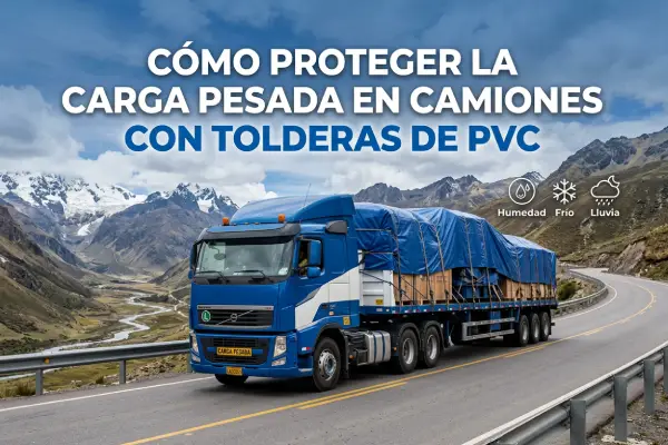 Proteger la carga pesada de camiones