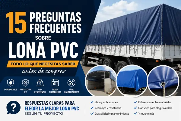15 preguntas frecuentes de lona PVC