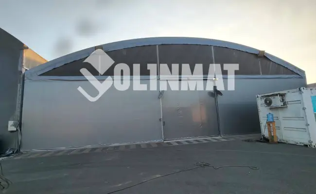 fabricacion e instalación de cobertor de lona pvc