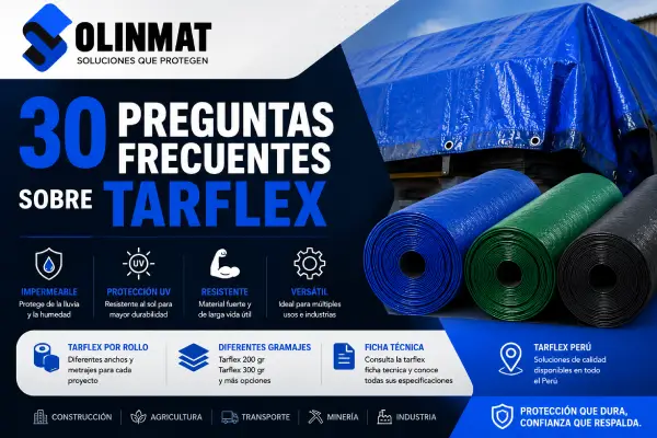 30 Preguntas frecuentes de tarflex.