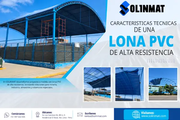 Características Técnicas de una Lona PVC de Alta Resistencia