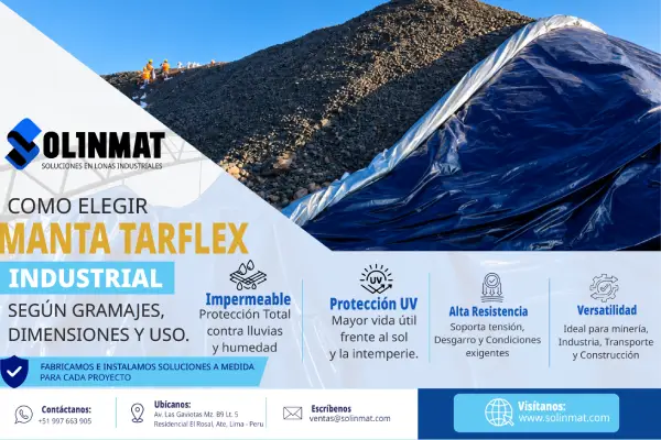 Manta Tarflex segun Gramaje