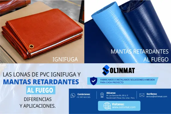 Diferencia de Lona Ignifuga y Manta retardante al fuego
