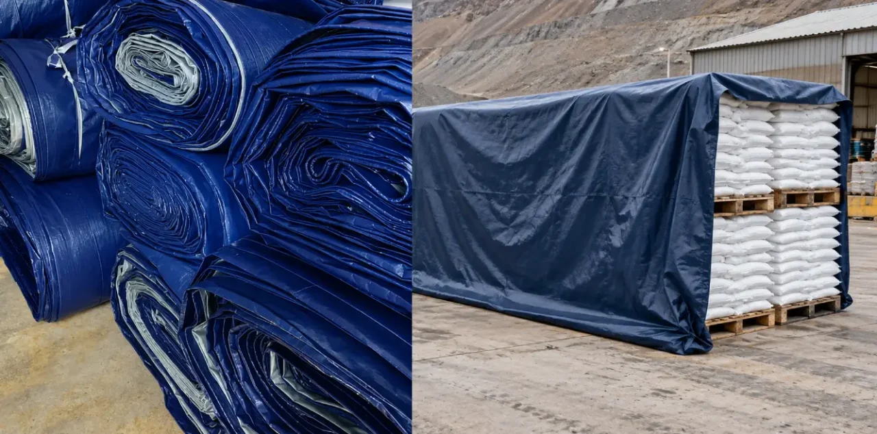 Polytarp para insumos paletizados