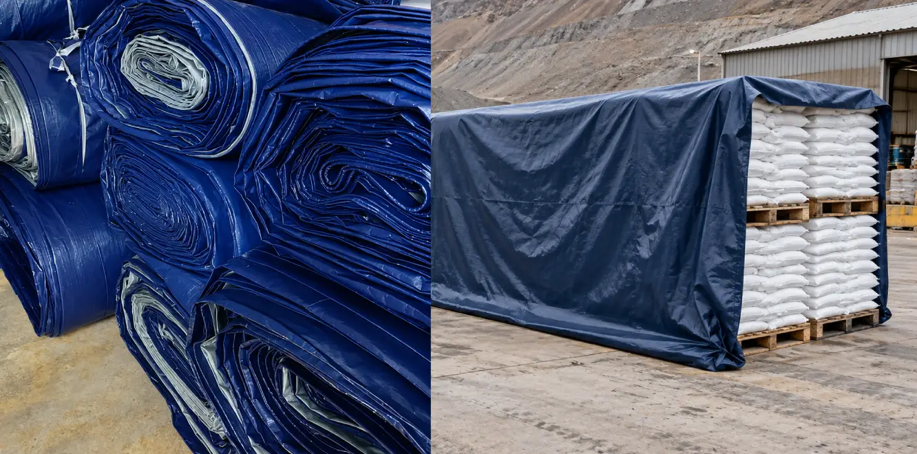 Polytarp para insumos paletizados